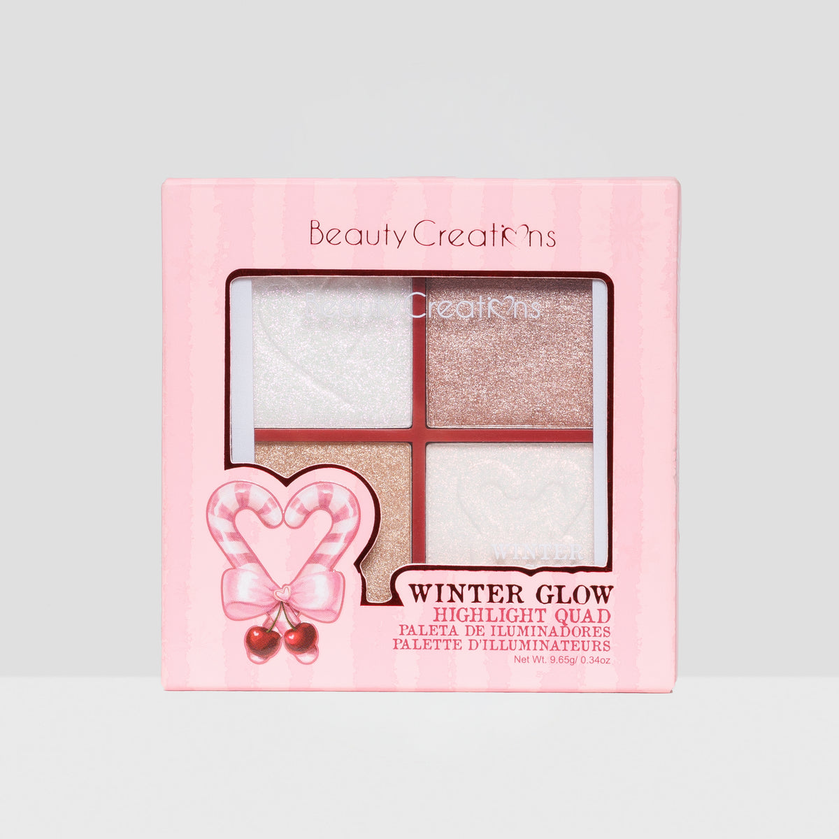 BEAUTY CREATIONS - WINTER GLOW HIGHLIGHT QUAD - (1PC)