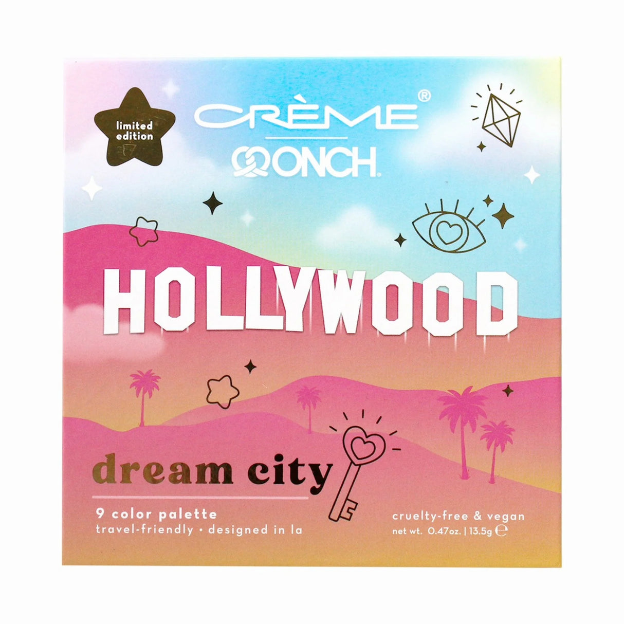 THE CREME SHOP- HOLLYWOOD- DREAM CITY- PALETTE- 1PC