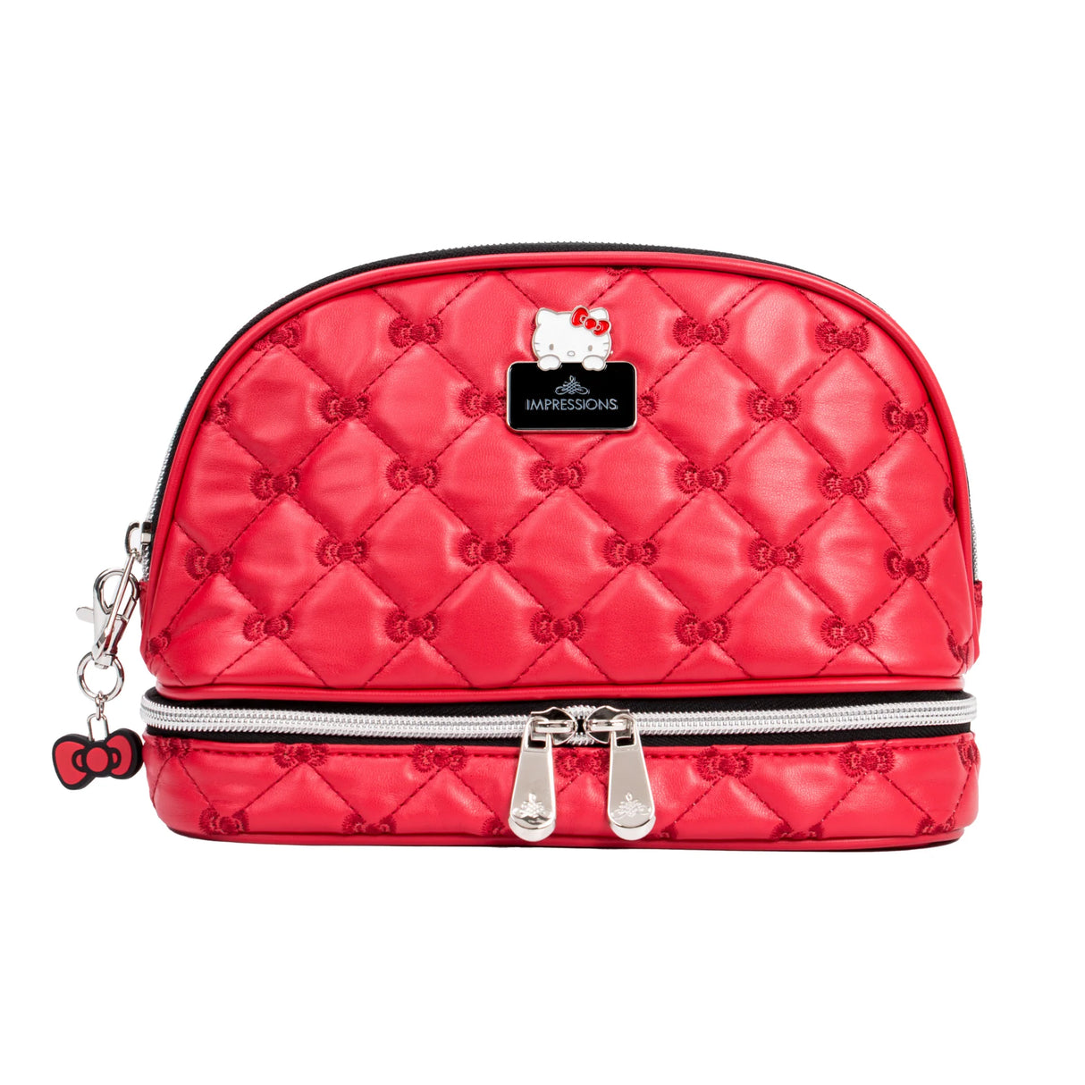 IMPRESSIONS VANITY- HELLO KITTY- QUILTED ARCH BAG- 1PC