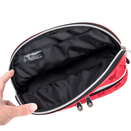 IMPRESSIONS VANITY- HELLO KITTY- QUILTED ARCH BAG- 1PC