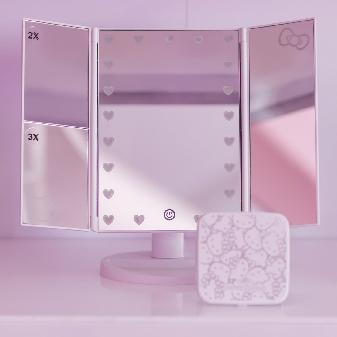 IMPRESSIONS VANITY X HELLO KITTY - TRIFOLD + COMPACT MIRROR BUNDLE