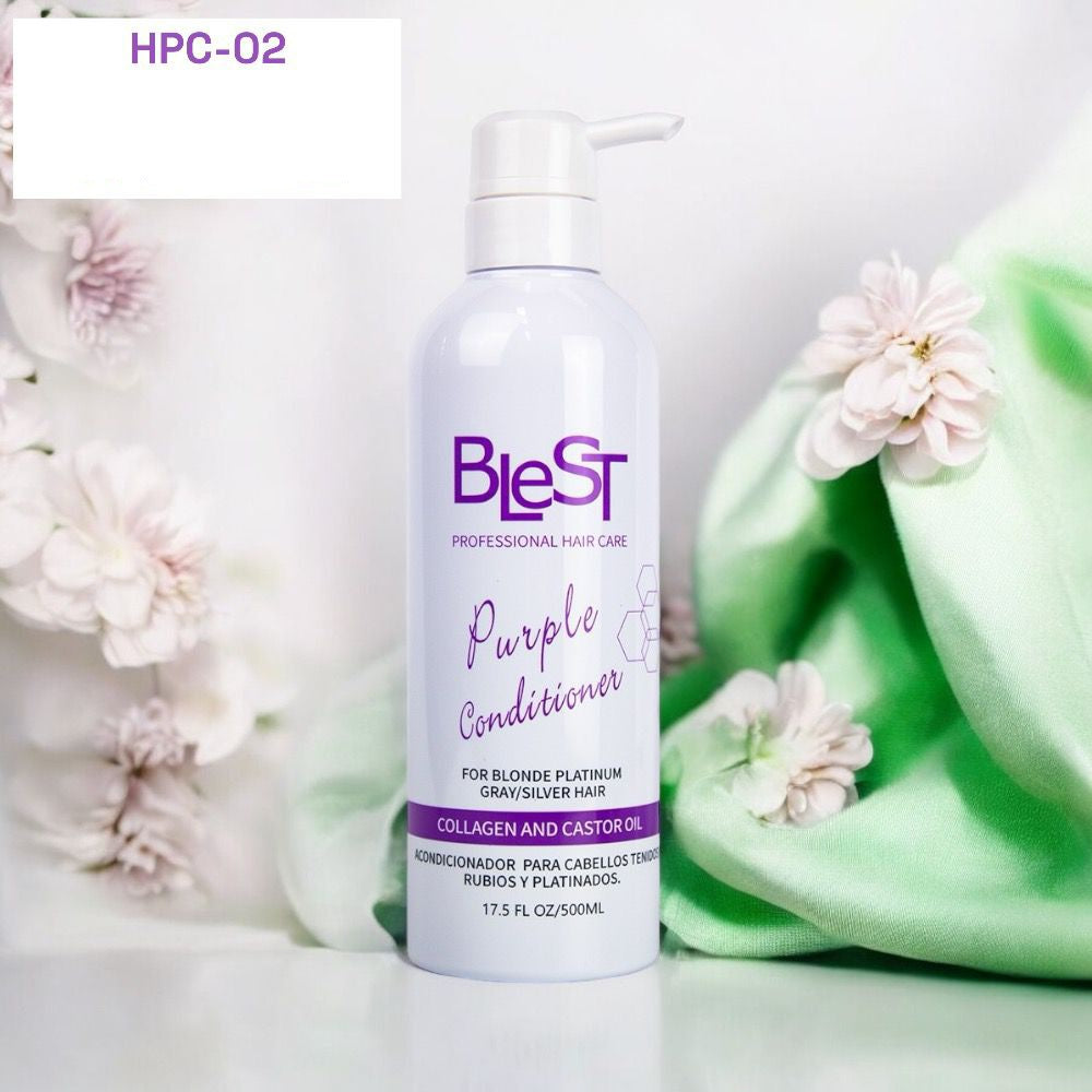 BLEST- PURPLE SHAMPOO & CONDITIONER- HAIR CARE- 1PC