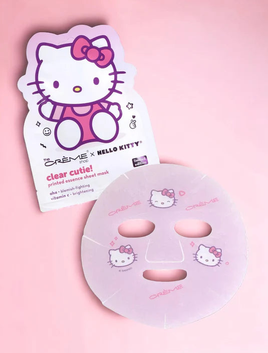 THE CREME SHOP- CLEAR CUTIE- PRINTED ESSENCE SHEET MASK (PACK 3PCS