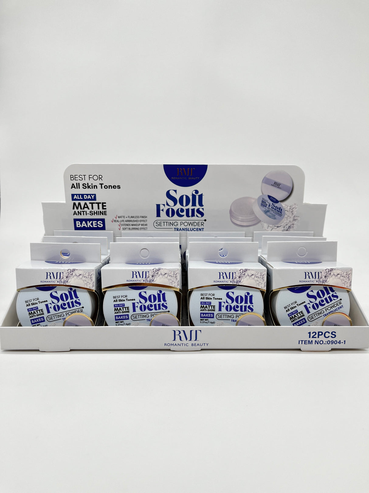 ROMANTIC BEAUTY- TRANSLUCENT SETTING POWDER- 12PCS