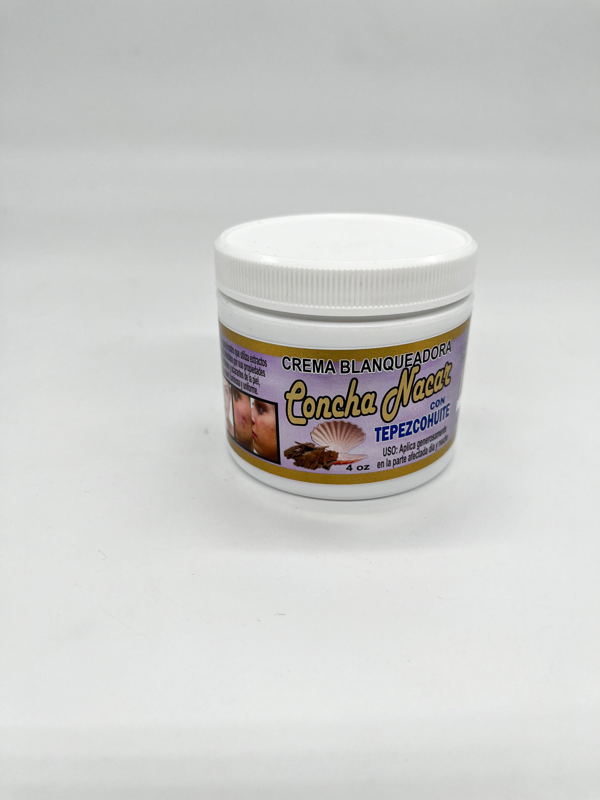 MX- CREMA BLANQUEADORA FACIAL- CONCHA NACAR & TEPEZCOHUITE- 1PC