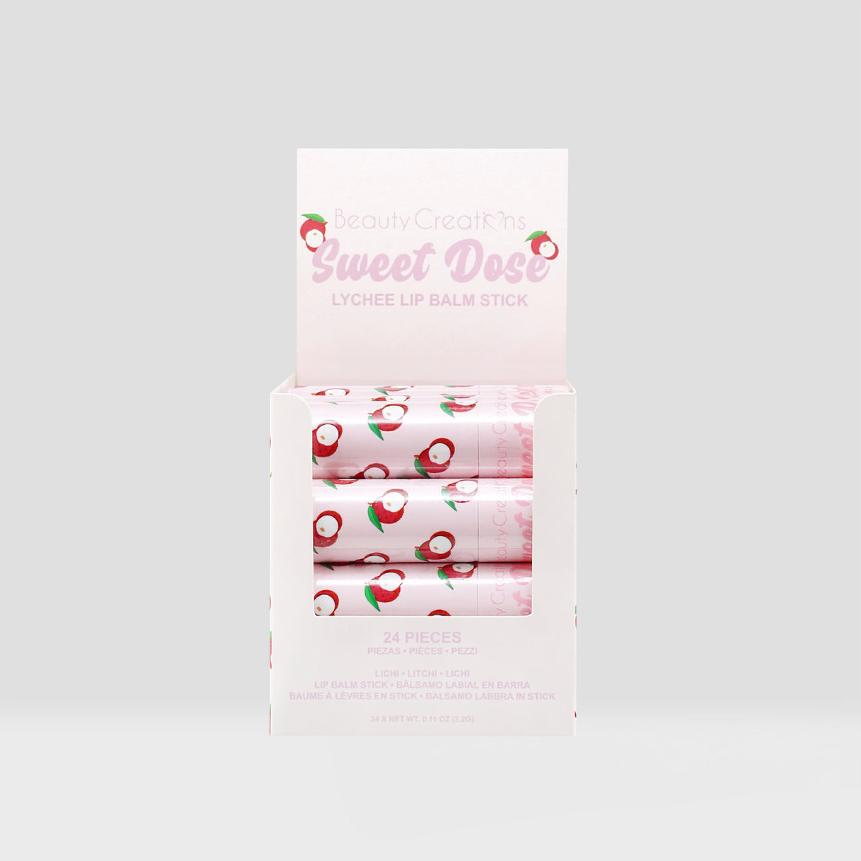 BEAUTY CREATIONS- SWEET DOSE LIP BALM STICK (24PCS)