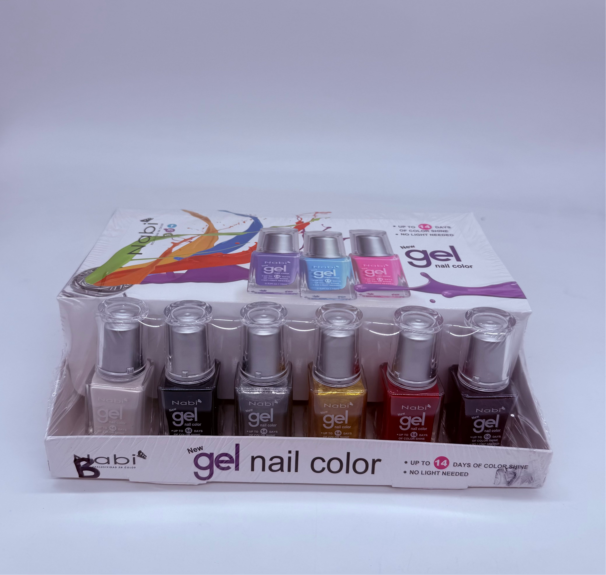 NABI- GEL NAIL COLOR (DISPLAY 24 PCS)
