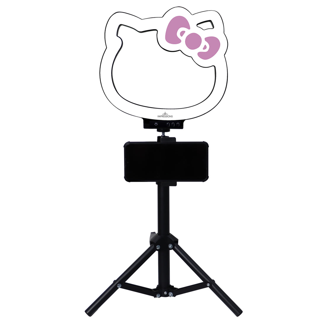 IMPRESSIONS VANITY X HELLO KITTY - 10'' RGB DESKTOP RING LIGHT WITH TRIPOD-1PC