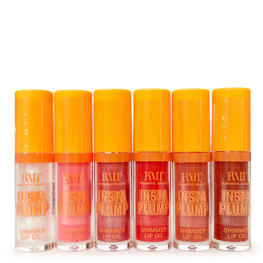 ROMANTIC BEAUTY-INSTA PLUMP- SHIMMER LIP OIL-24PCS