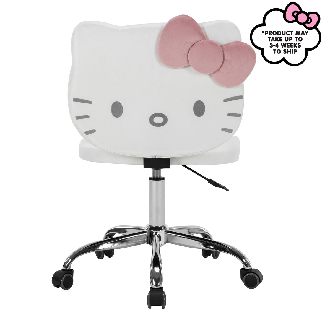 IMPRESSIONS VANITY X HELLO KITTY KAWAII SWIVEL VANITY CHAIR- 1PC