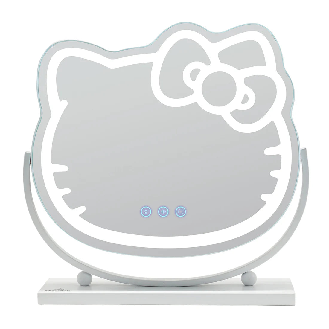 IMPRESSIONS VANITY- Hello Kitty Kawaii LED Makeup Mirror With Base- 1PC