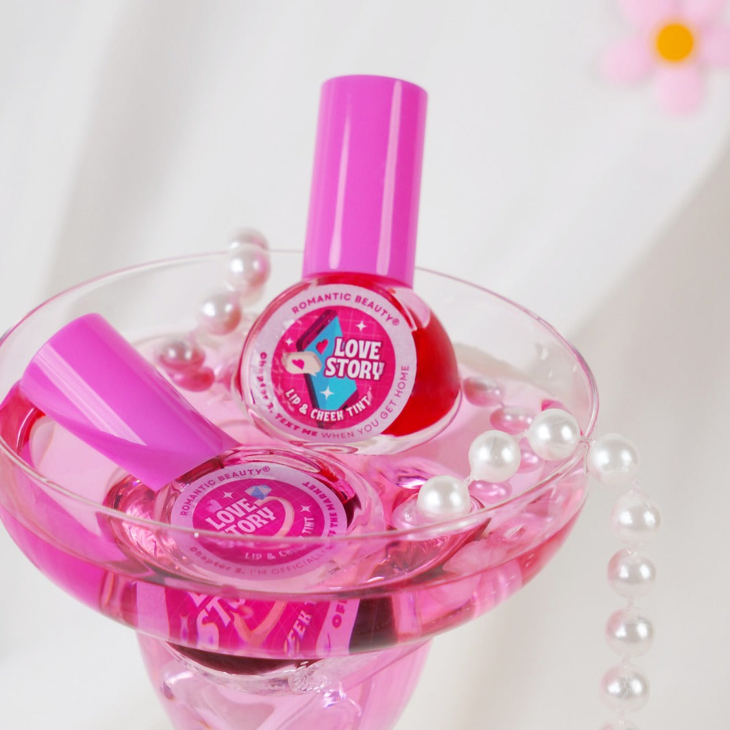 ROMANTIC BEAUTY - LOVE STORY - LIP & CHEEK TINT TRIO-1PC/SET