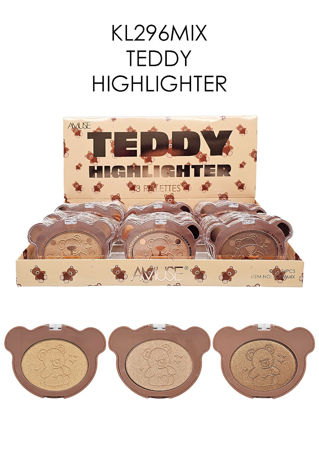 AMUSE- PELUCHE DESTACADO- (24PCS)