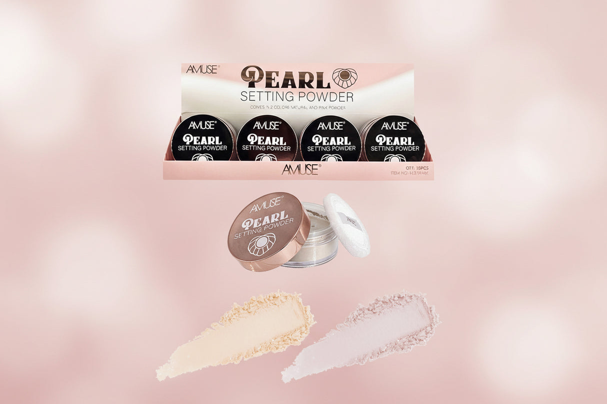 AMUSE- PEARL- SETTING POWDER- 12PCS