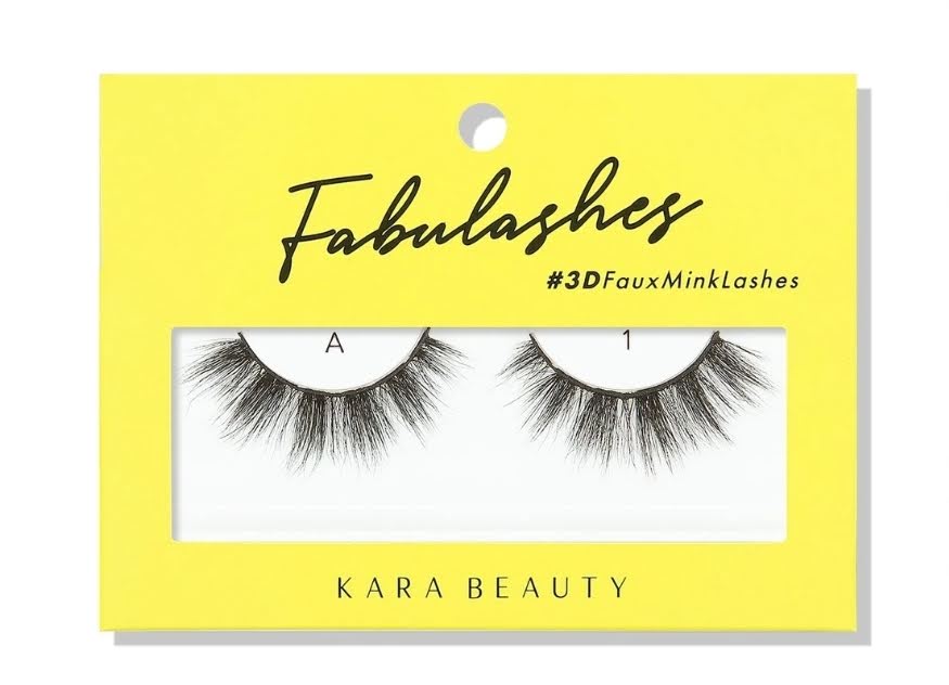 KARA BEAUTY- FABULASHES- FAUX MINK LASHES- 6PCS