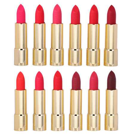 ROMANTIC BEAUTY - SEXY LIP STICK MATTE - 12 COLORS - DISPLAY 36PC