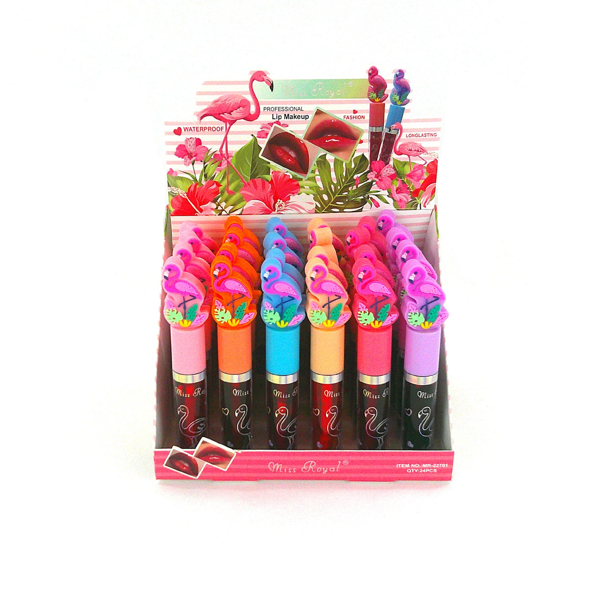 MISS ROYAL- LONGLASTING LIP TINT- 24PCS
