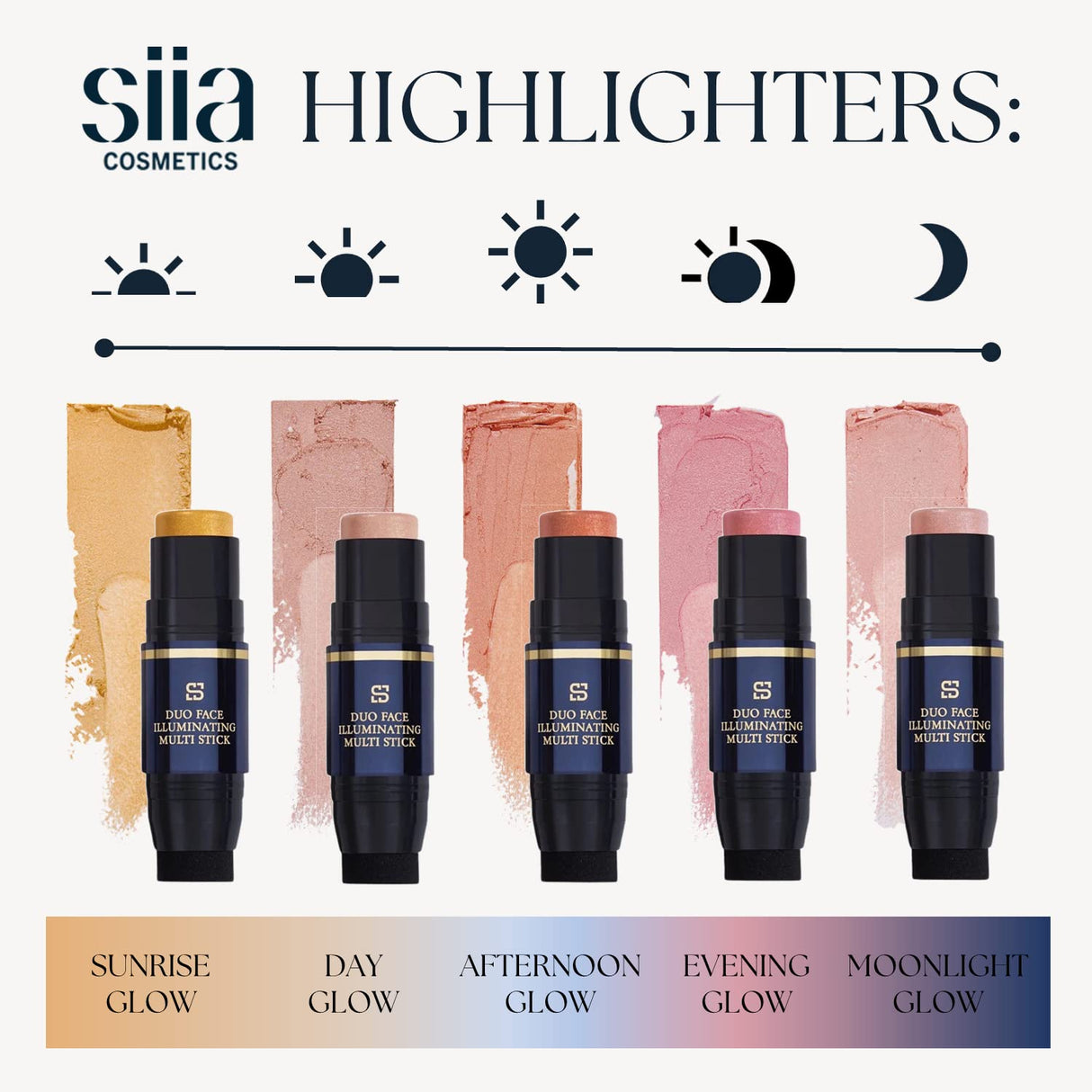 SIIA- DUO FACE MULTI STICK- HIGHLIGHT- 1PC