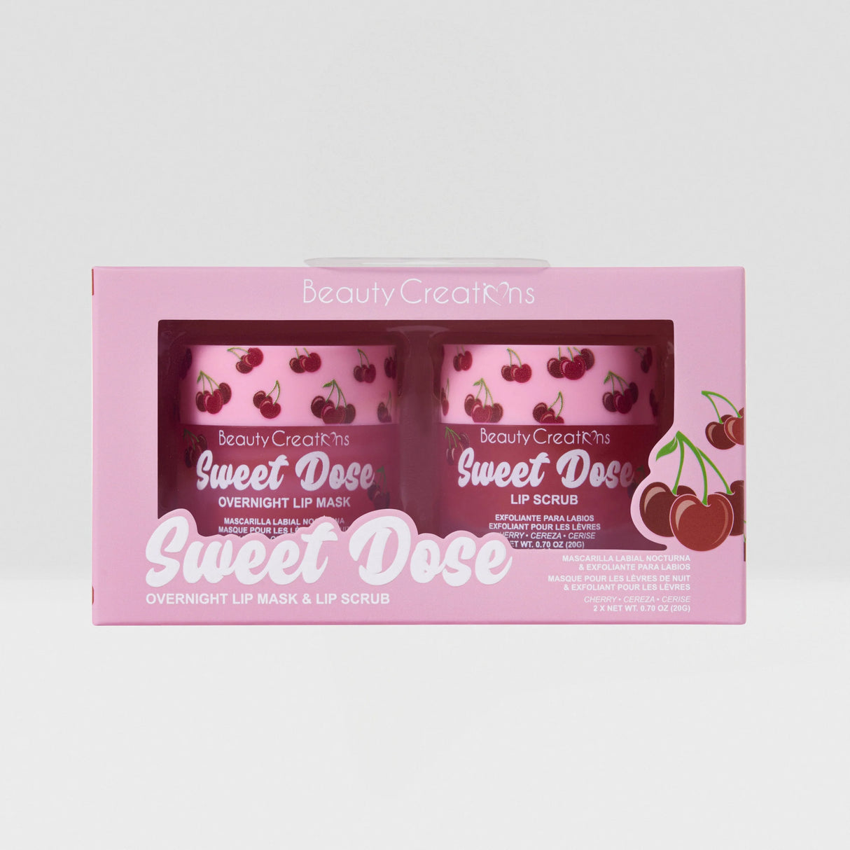 BEAUTY CREATIONS- SWEET DOSE- OVERNIGHT LIP MASK & LIP SCRUB- 1PC