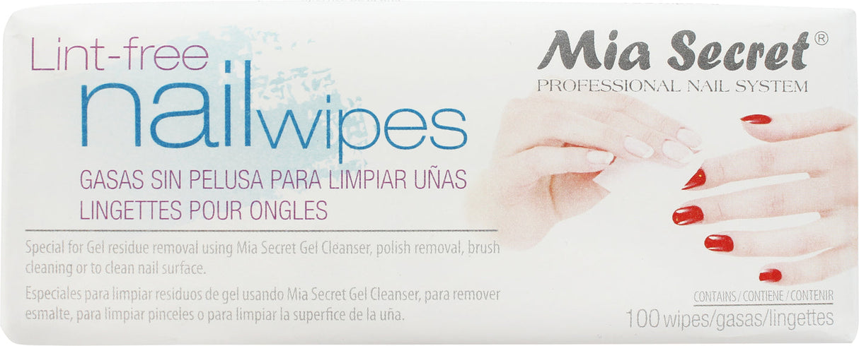 MIA SECRET - NAIL WIPES 100 WIPES (1 PACK)