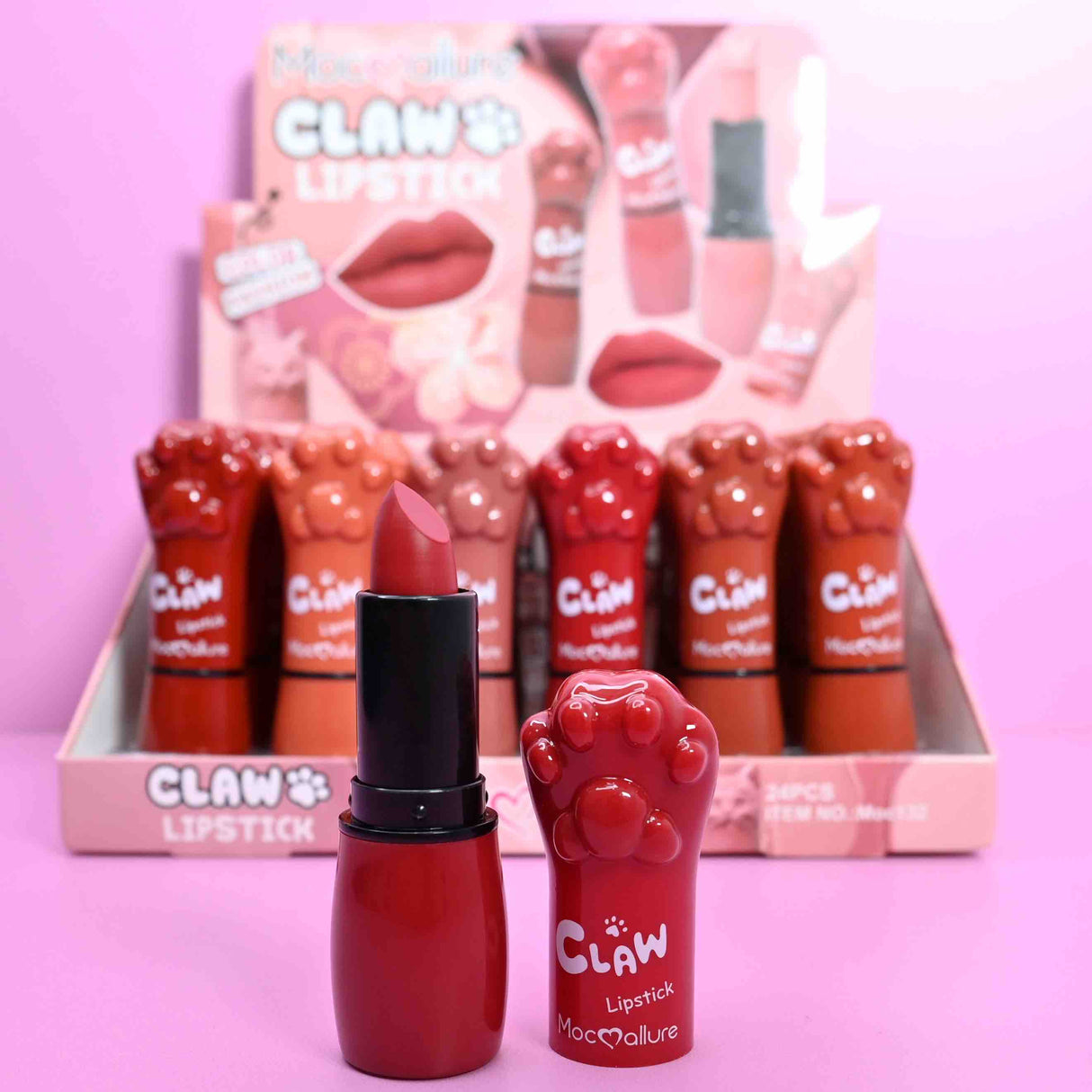 MOCALLURE- CLAW- LIPSTICK- 24PCS