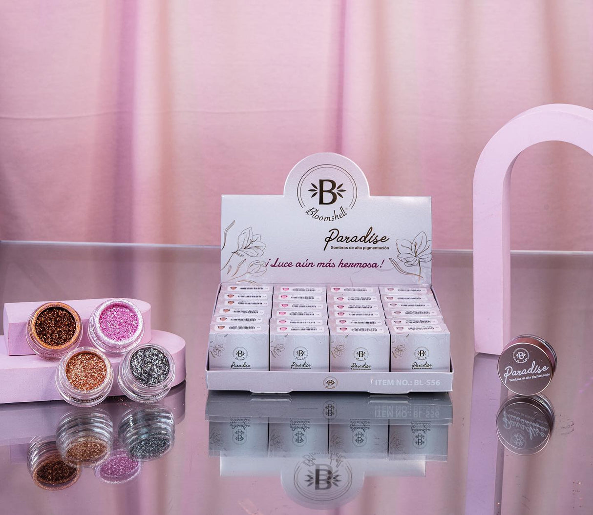 BLOOMSHELL- PARADISE- SOMBRAS DE ALTA PIGMENTACION-