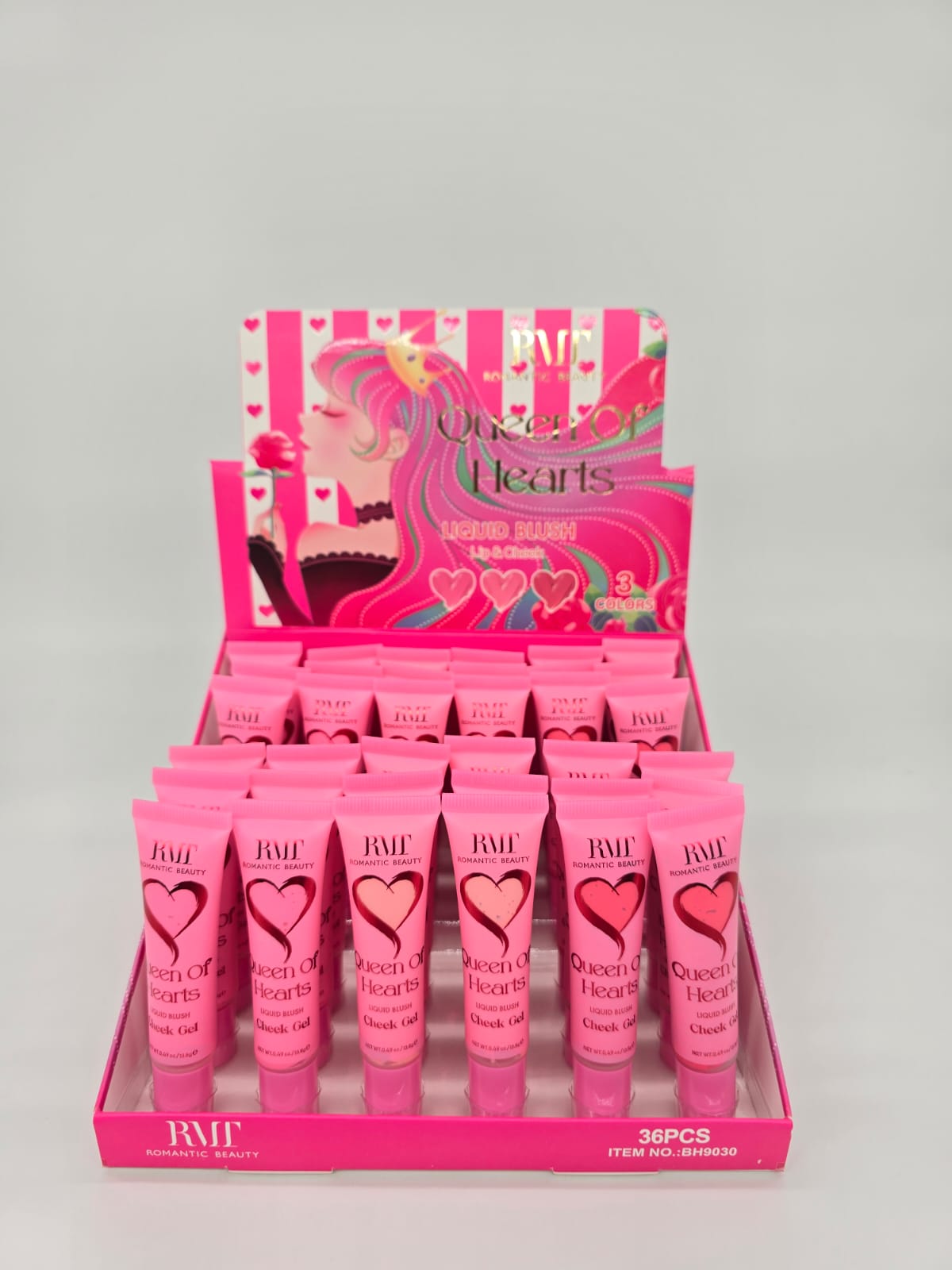 ROMANTIC BEAUTY- QUEEN OF HEARTS- LIQUID BLUSH- 36PCS