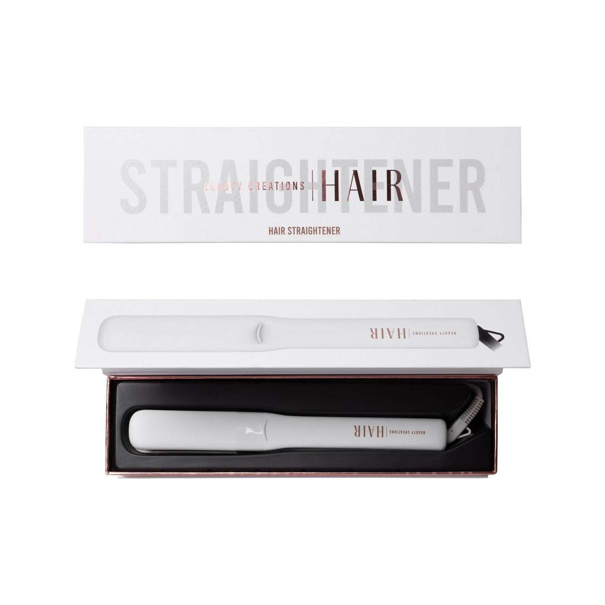 BEAUTY CREATIONS HAIR- NEW HAIR STRAIGHTENERS- 1PC (RETAIL)