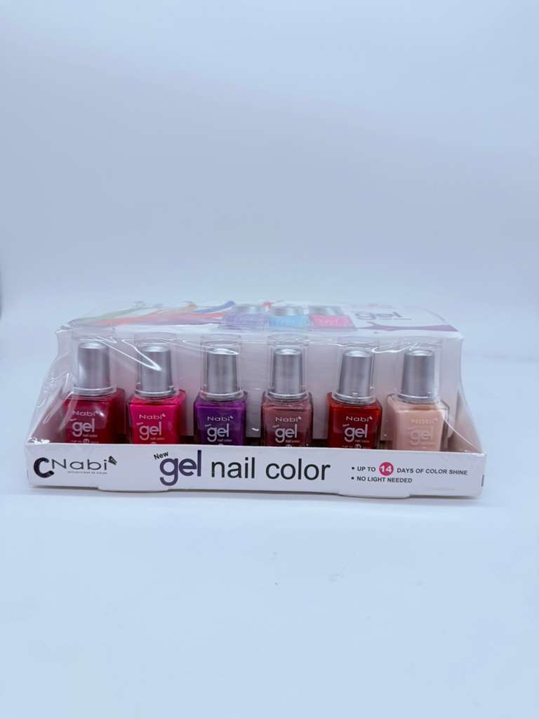 NABI- GEL NAIL COLOR (DISPLAY 24 PCS)