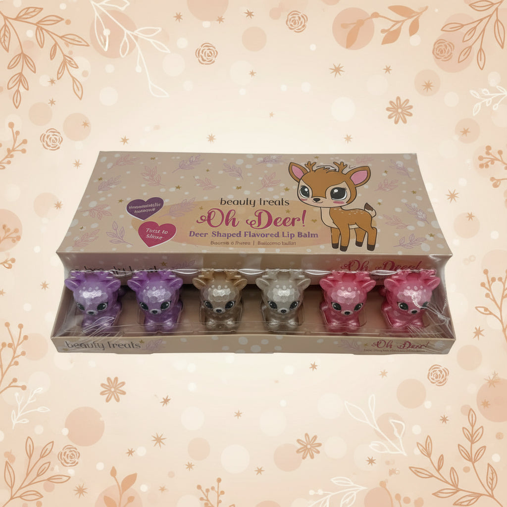 BEAUTY TREATS - OH DEER! - LIP BALM (24PCS)