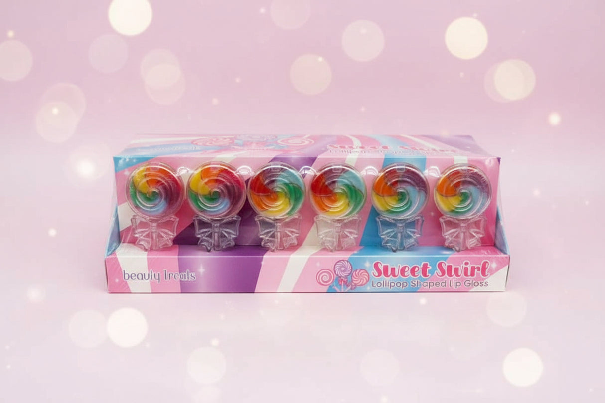 BEAUTY TREATS- SUPER SWEET POPS - LIP GLOSS (24PCS)
