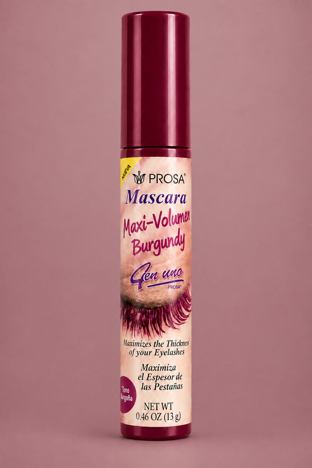 PROSA - MAXI VOLUMEN BURGANDY MASCARA (6PCS)