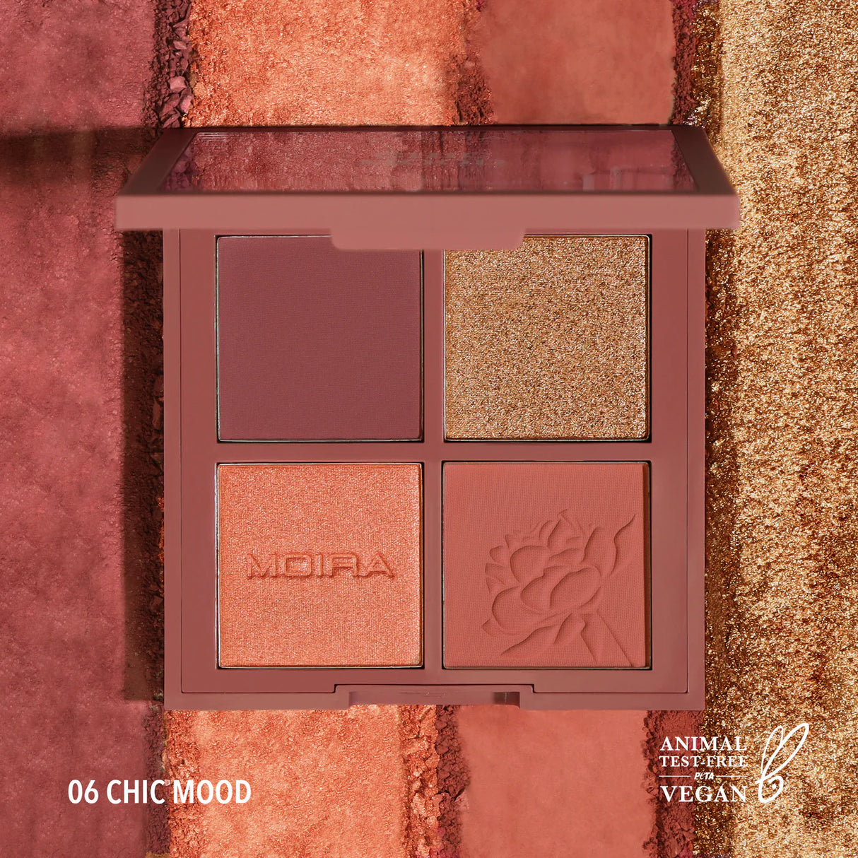 MOIRA- CHIC MOOD- PRESSED PIGMENTS PALETTE- 1PC