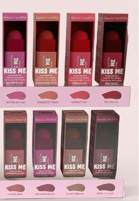 BEAUTY CREATIONS - KISS ME - LIQUID GEL TINT - DISPLAY(48PCS)