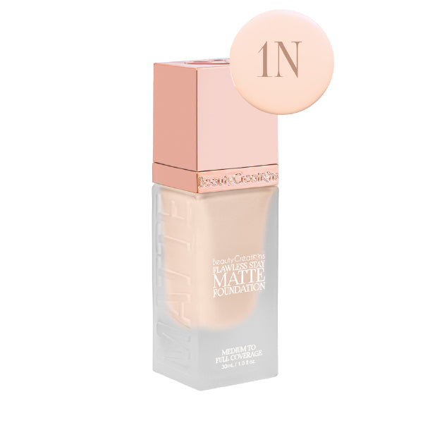 BEAUTY CREATIONS- FLAWLESS STAY- MATTE LIQUID FOUNDATION-