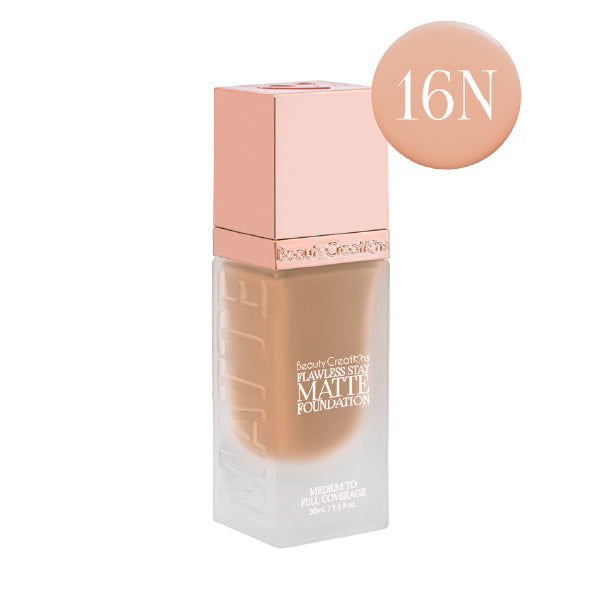 BEAUTY CREATIONS- FLAWLESS STAY- MATTE LIQUID FOUNDATION-