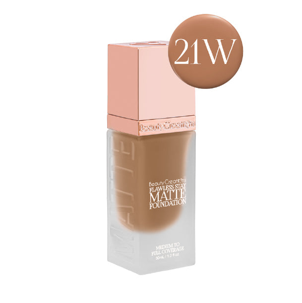 BEAUTY CREATIONS- FLAWLESS STAY- MATTE LIQUID FOUNDATION-