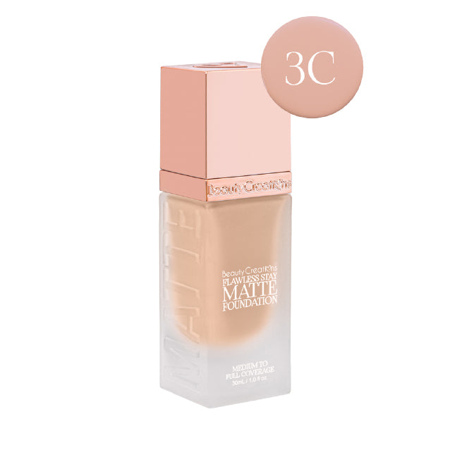 BEAUTY CREATIONS- FLAWLESS STAY- MATTE LIQUID FOUNDATION-