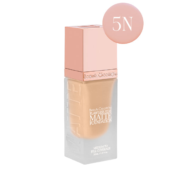 BEAUTY CREATIONS- FLAWLESS STAY- MATTE LIQUID FOUNDATION-