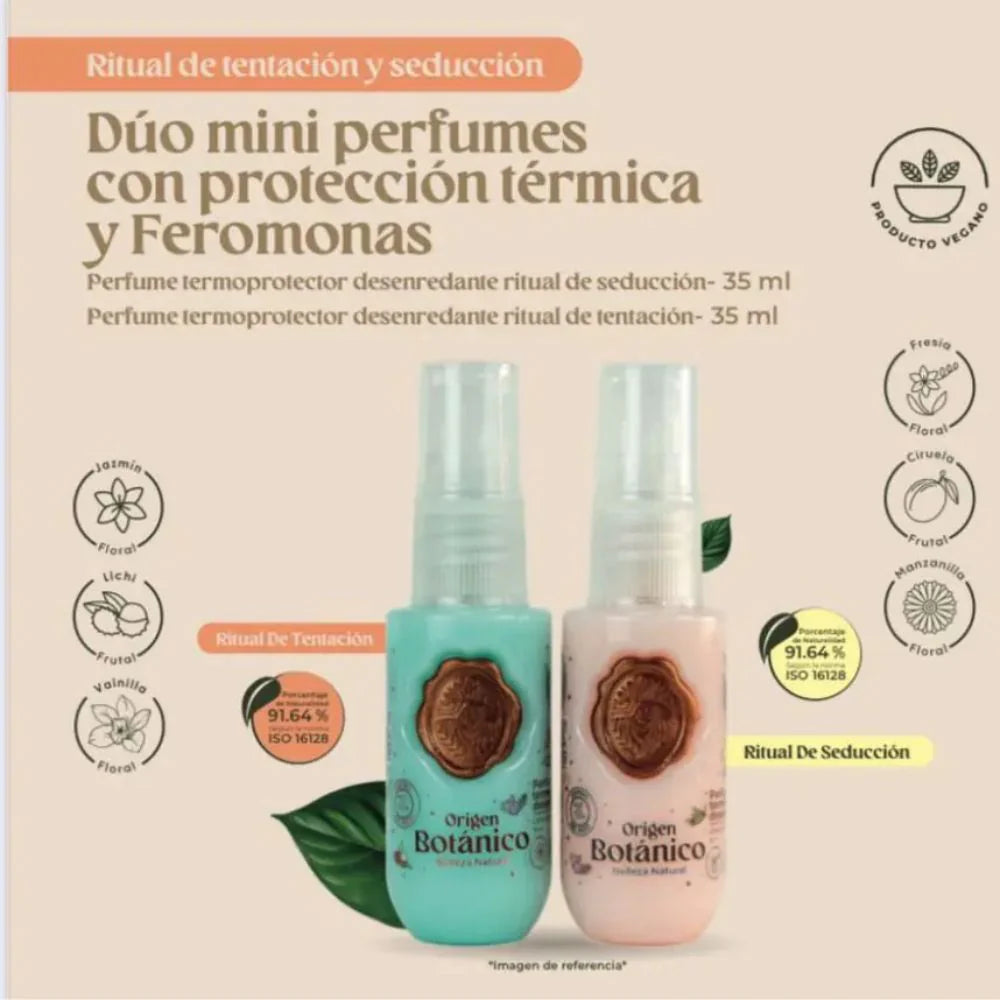 RITUAL BOTANICO- PERFUME TERMOPROTECTOR DESENREDANTE DUO TRAVEL SIZE- 1PC