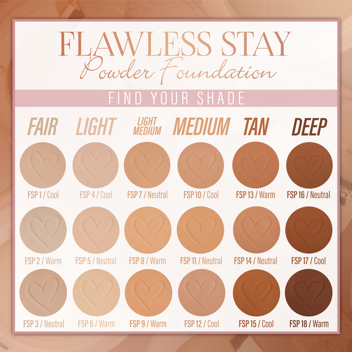 BEAUTY CREATIONS - FUNDACIÓN EN POLVO FLAWLESS STAY