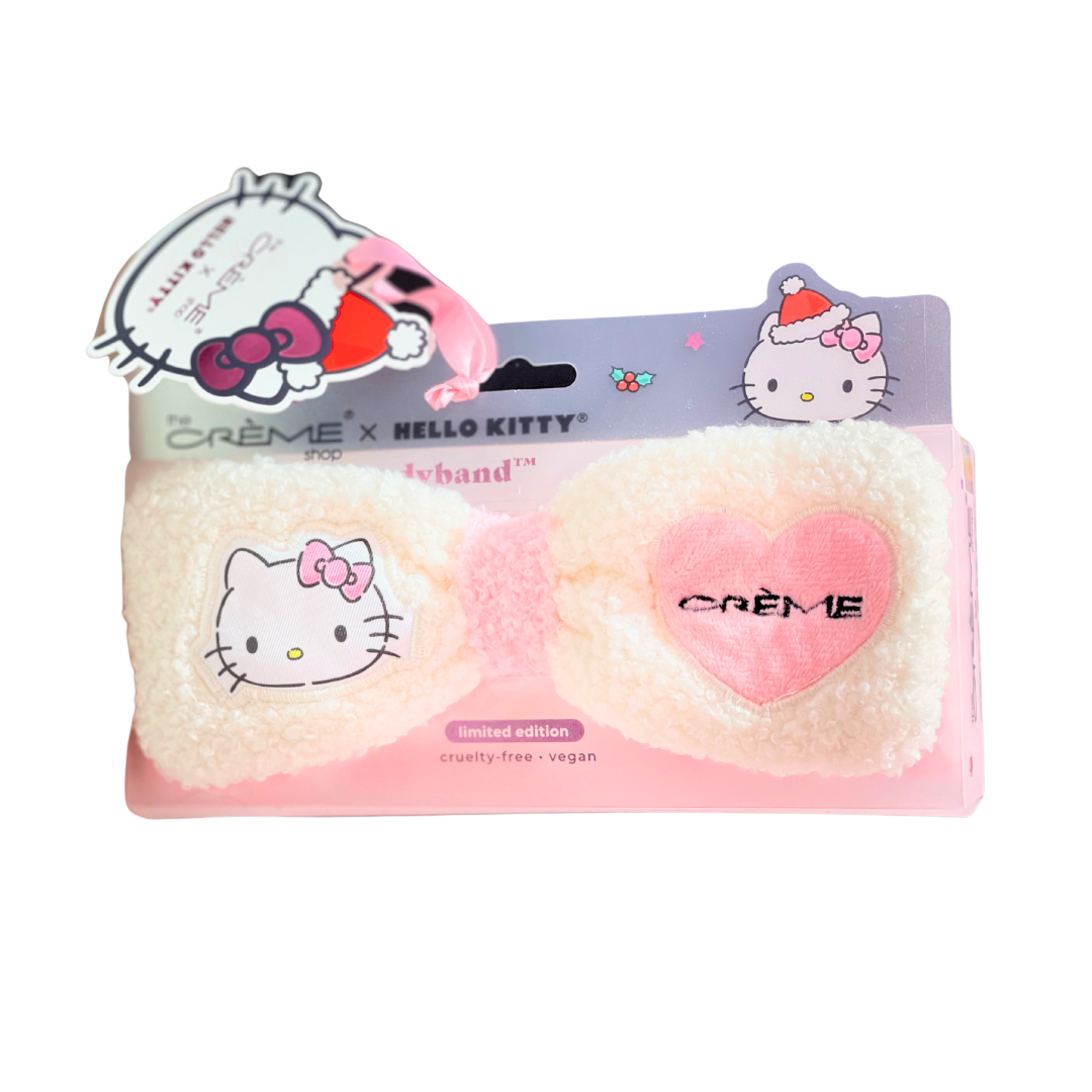 THE CREME SHOP X HELLO KITTY - DIADEMA DE PELUCHE- (1PC)