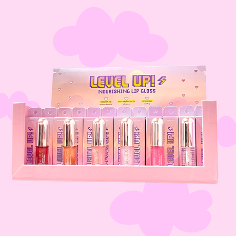 KARA BEAUTY - LEVEL UP - NOURISHING LIP GLOSS DISPLAY (72 PC)