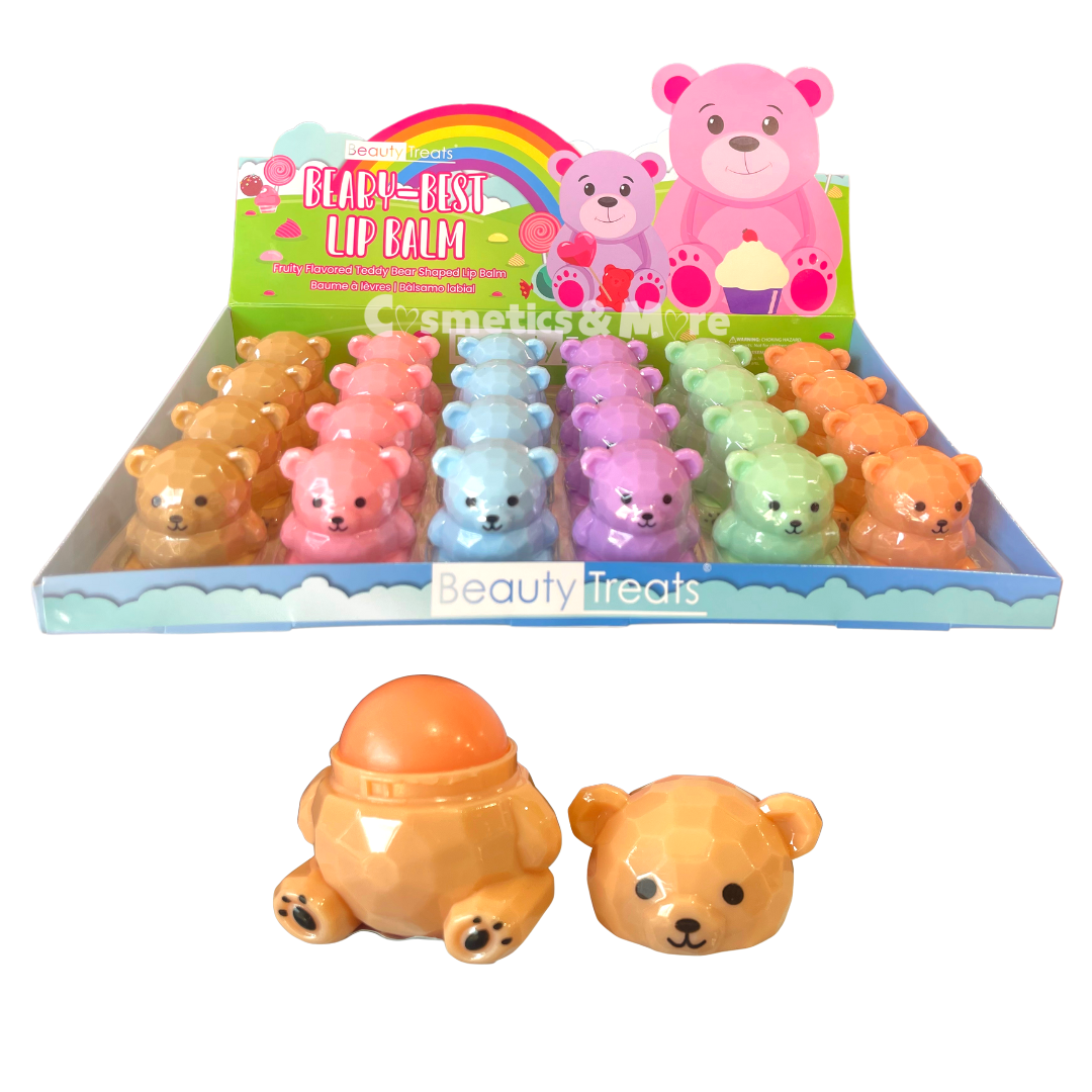 BEAUTY TREATS - BEARY-BEST - LIP BALM - DISPLAY 24PCS