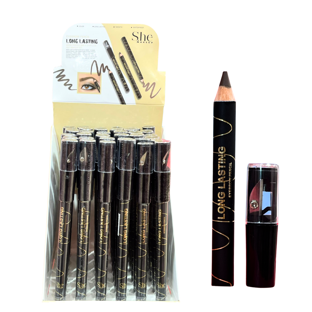 S.HE MAKEUP - EYEBROW PENCIL - LONG LASTING - DISPLAY 36PC