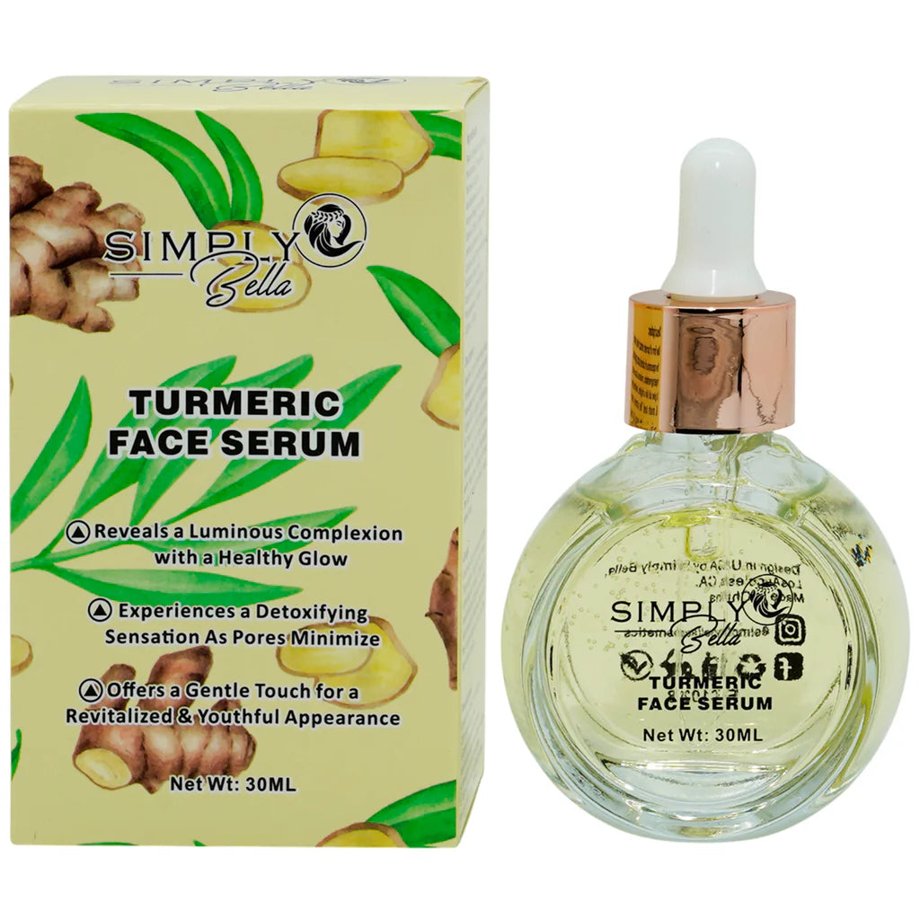 SIMPLY BELLA- TURMERIC- FACE SERUM- 1PC