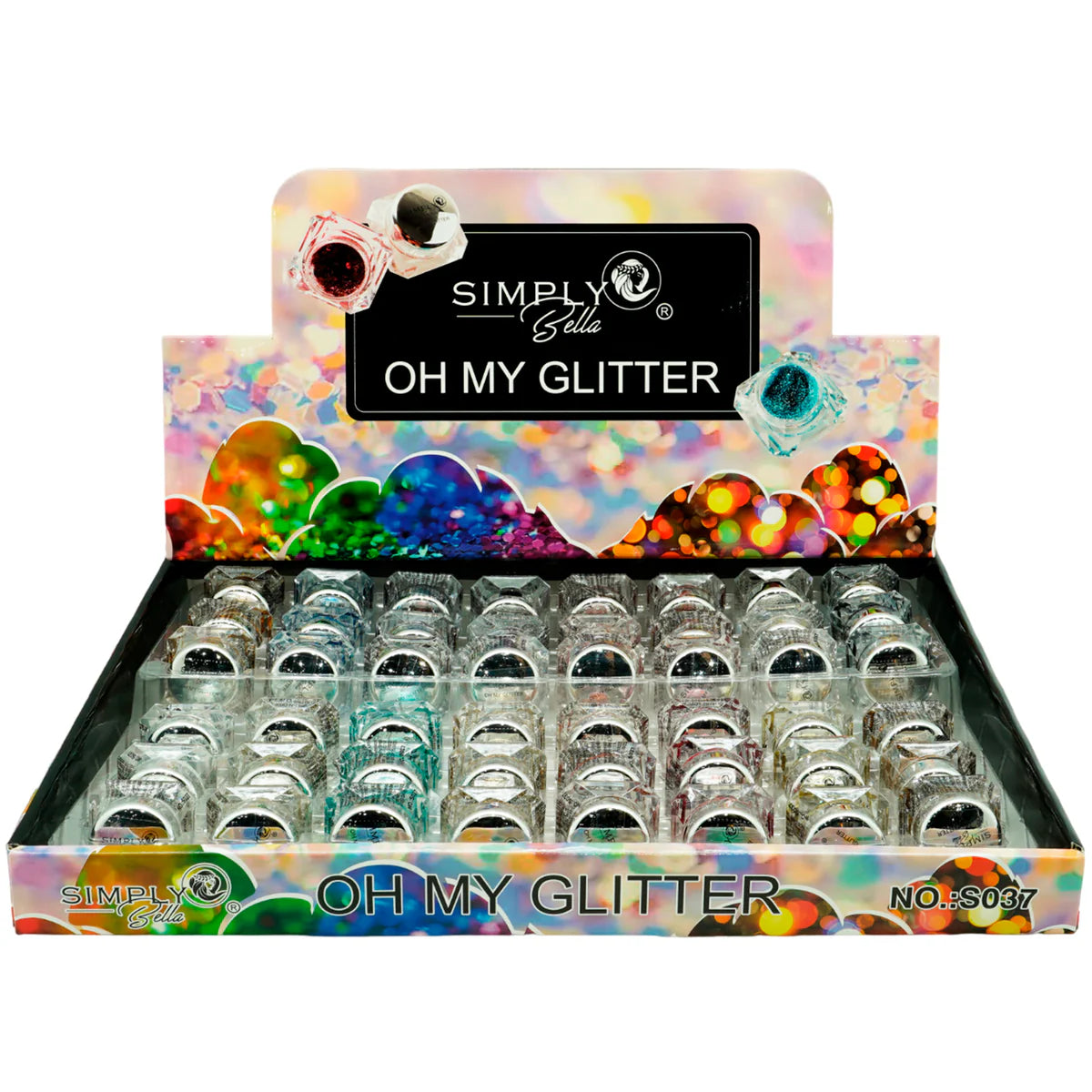 SIMPLY BELLA- OH MY GLITTER- 48PCS