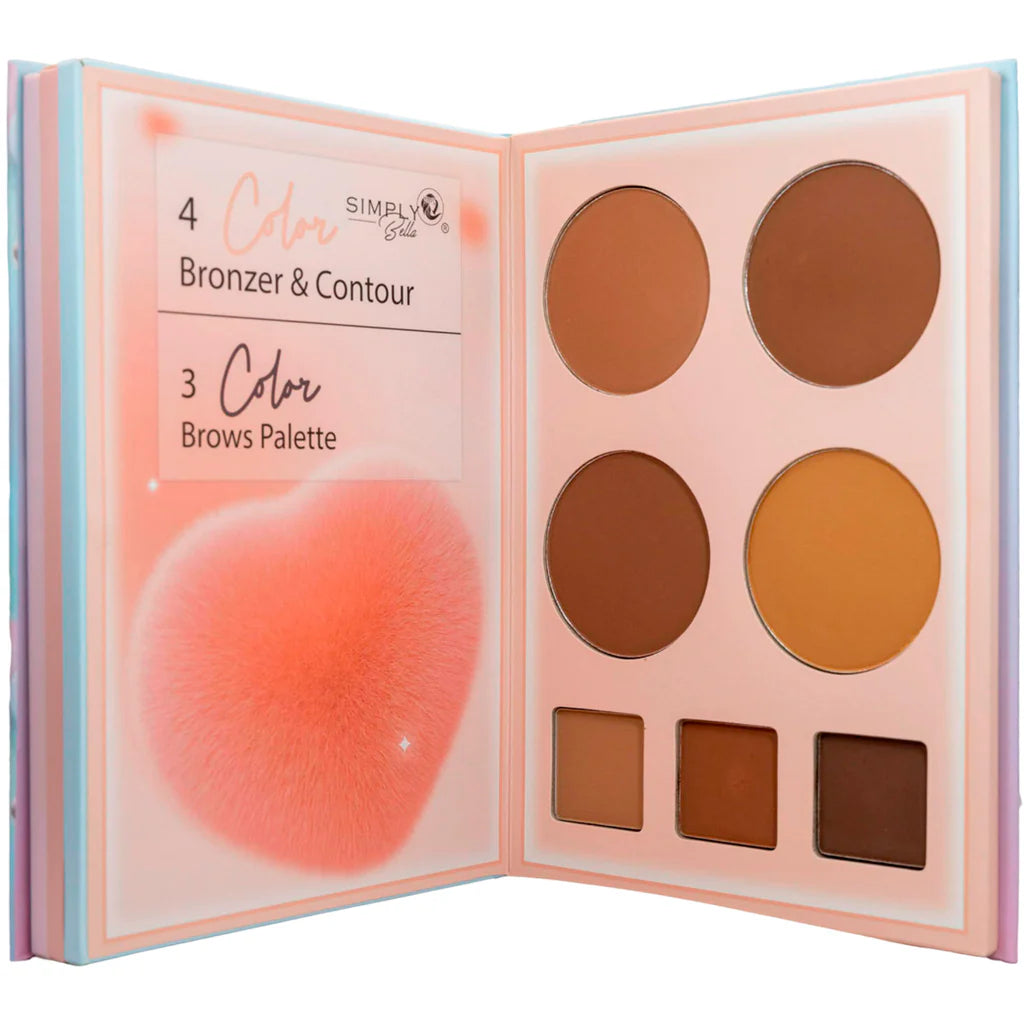 SIMPLY BELLA- COQUETTE-BOOK PALETTE- 1PC