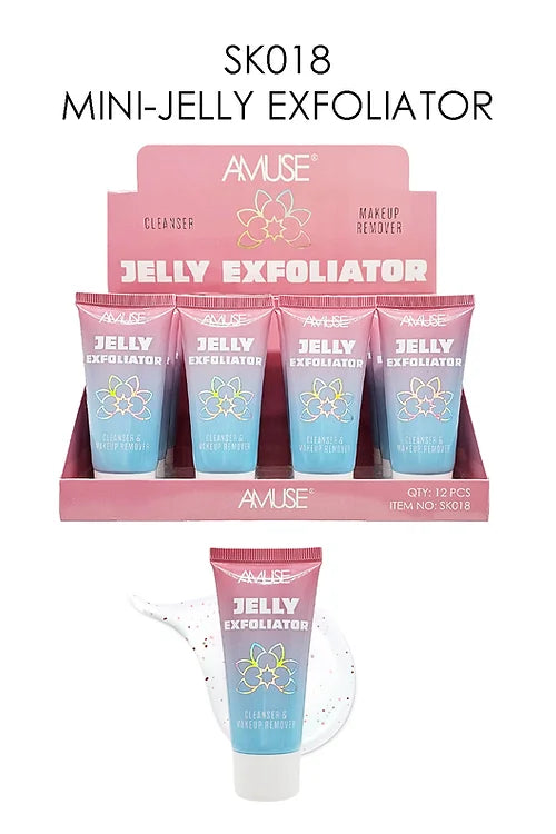 AMUSE- JELLY EXFOLIATOR- MAKEUP REMOVER- 12PCS