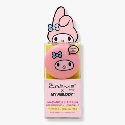 THE CREME SHOP- MY MELODY FRESA PLÁTANO- BÁLSAMO LABIAL MACARON- 1PC
